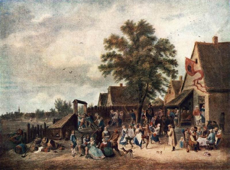 TENIERS, David the Younger The Village Feast gh oil painting picture